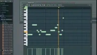 Пищалка под фортепиано. Качевый минус для рэпа в FL Studio. Стандартные плагины.