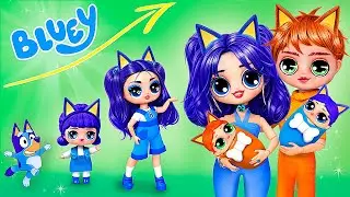 BLUEY Growing Up! 32 LOL OMG DIYs