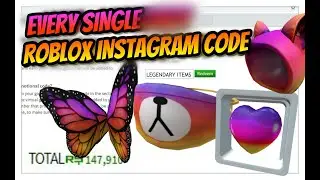 EVERY *NEW* ROBLOX INSTAGRAM PROMO CODES! INSTAGRAM ROBLOX EVENT CODES! [Roblox]