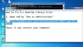 342 How to fix C++ Runtime Library Error