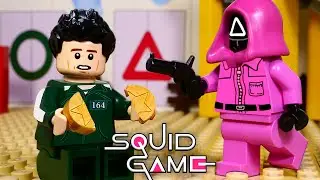 LEGO Мультфильм ИГРА В КАЛЬМАРА - ПРИКОЛЫ / Squid Game Stop Motion, Animation