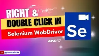 How to do Right and Double Click in Selenium WebDriver