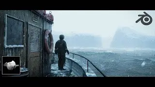 Creating a Boat in the Arctic Sea - in Blender