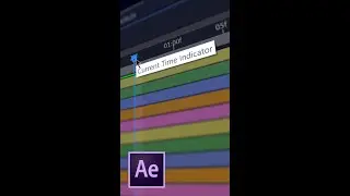 Quickly Locate Time Indicator in Adobe After Effects #Shorts