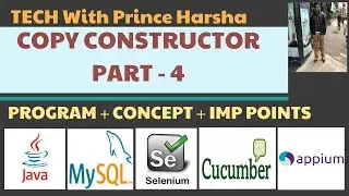 2.4 what is copy constructor in java- part 4- Types of constructors in java with example program
