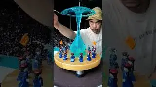 Close-up of the process of creating beautiful Slow-motion art videos #22
