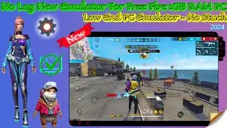 New Emulator for low end pc 2024 | No Lag Smartgaga for 1GB RAM PC | Best Emulator Free Fire