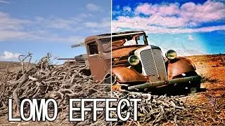 Photoshop CS6 Retro Lomo Effect Tutorial