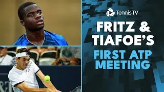 Frances Tiafoe & Taylor Fritz's First ATP Meeting 💥 | Indian Wells 2016 Highlights