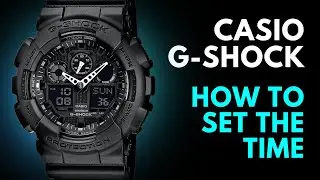 How to set the Time on a Casio G-Shock Watch