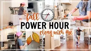 FALL SPEED CLEAN POWER HOUR | DAILY CLEANING MOTIVATION!