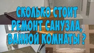 Сколько стоит ремонт санузла,ванной комнаты в Воронеже ?