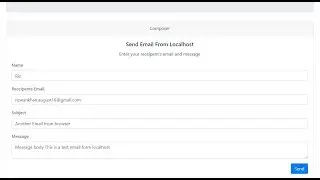 How to Send Email From Localhost using PHP Mailer Library