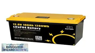 Gokwh Solar Lithium ion Lifepo4 Battery 12V 100AH with BT+SOC Energy Storage Review