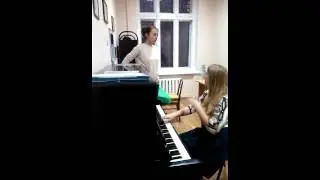 Запись с урока вокала - студия Глория Киев