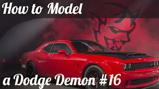 3D Car Modeling Tutorial pt.16 | Modeling a Dodge Demon