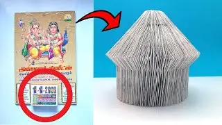 Amazing Hut Using Waste Calendar | Craft Ideas😍 | Wow♥️House | Old Calendar Craft Ideas