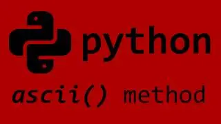 Python build-in ascii() method