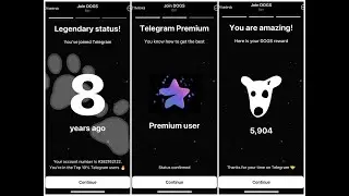 Аирдроп DOGS владельцам аккаунтов в Телеграм / Airdrop Major Telegram Stars / Раздача Криптовалюты