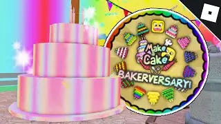 How to get the HAPPY BAKERVERSARY BADGE in MAKE A CAKE | Roblox