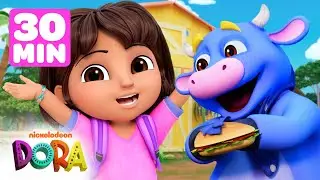 Benny's Funniest Moments! 🐮 30 Minute Compilation | Dora & Friends