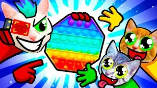 CatTik  vs Cute Kittens 🐾❤️❤️ feat. Wheatley POP IT Battle | ANIMATION COMPLETE EDITION| GAMETIK