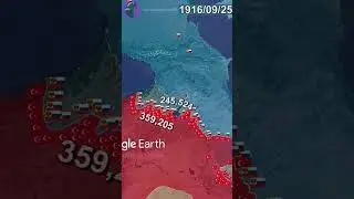 World War I: Ottoman Front with units using Google Earth