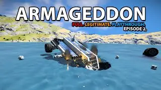 So I ended up crashing the ship I just made in Space Engineers (FULL PLAYTHROUGH) Ep2