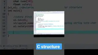 Structure in c| C Program to create employee structure