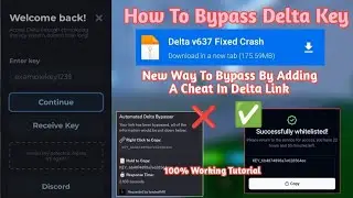 [Roblox] How To Bypass Delta Key System (New Way To Bypass) & Download Delta V637 | Full Tutorial |