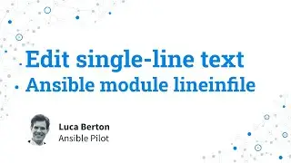 Edit single line text - Ansible module lineinfile