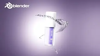 MAKE PRODUCT ANIMATION IN BLENDER - ”WATER ON PATH” | FLUID SIMULATION - TUTORIAL