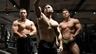 3 Young Muscle Gods Destroying Gym | Pure Aesthetic | Flexing Show