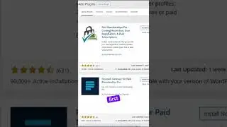 Essential plugin for membership sites in wordpress #shorts #wordpress