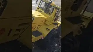 Кировец к-700А чуть не перевернулся