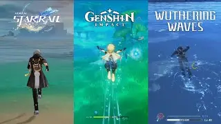 Main Character Comparison - Genshin Impact vs Honkai Star Rail vs Wuthering Waves