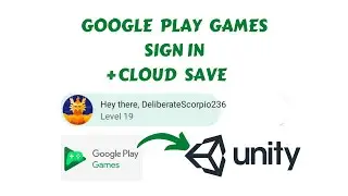 Google Signin and Save Unity