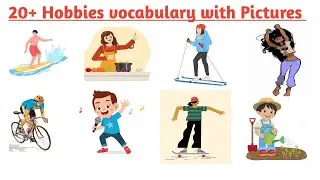 Learn Hobbies Name Vocabulary For English Improvement  || Vocabulary in English || Learn English