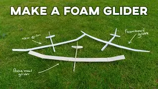 How to make a foam free flight glider | Cheap and fast glider build