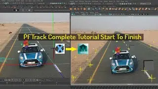 PFTrack Tutorial Start To Finish | Camera Tracking in PFTrack | PFTrack to Maya Camera Export