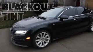 Tinting An Audi A7 At Home!!