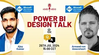Power BI Design & QA Live Session with Armand, a data platform MVP from Netherlands