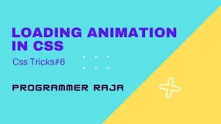 Loading animation in css  || css tricks#6 || #shorts