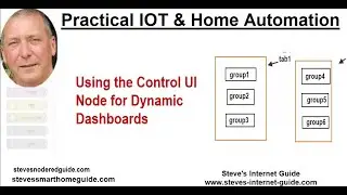 Node-red -Using the Control UI Node for Dynamic Dashboards