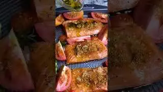 One pan Salmon easy & delicious! Complete recipe insta @maribelriojast #shorts #salmon #onepanmeal