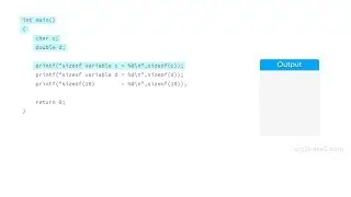 sizeof Operators in C | Log2Base2