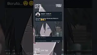 Hinata saw Naruto in Boruto 😊✨