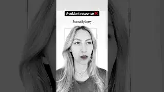 Avoidant VS secure responses ￼