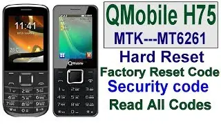 QMobile H75 MTK MT6261 Read Security Code By Tahir Gul
