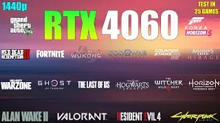 is RTX 4060 Enough for 1440P Gaming? 25 Games Tested in 2024!